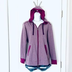 Columbia Omni-Wick purple zip hoodie Size S